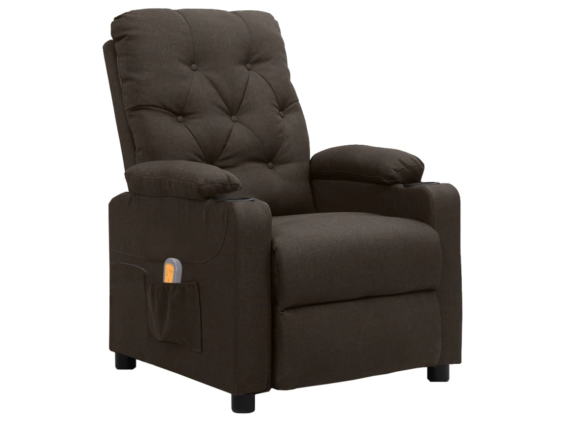 Massage Chair, Massage Chairs Vidaxl Marrom Tecido