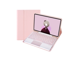 Lurelia Capa Com Teclado Bluetooth Para Ipad 9.7 2017/2018 Com Toque Sensível E Destacável, Rosa