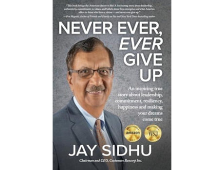 Livro Never Ever, Ever Give Up De Jay Sidhu (inglês)