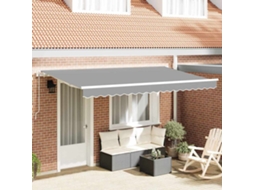 Vidaxl Estrutura De Toldo Branco 4 X 2 M Metal