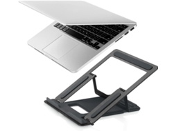 Suporte Ajustável e Ventilado para Laptop, Compatível com Laptops de 13 a 16 Polegadas, em Aço Inoxidável, Portátil e com Design Ergonômico. ZYBLSSBB
