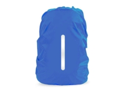 Capa Impermeável Para Mochila, Lurelia, G, Azul Royal, Poliéster, Faixa Refletiva, Dobrável E Portátil, Caminhada Viagem
