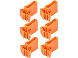 Conjunto De 6 Tapetes Antiderrapantes Dobráveis Para Escadas, Protetores Plásticos Multiuso.