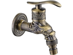 Grifo de latão antigo de design europeu para banheiro cozinha e jardim instalação fácil e durável com manija individual | S/MARCA
