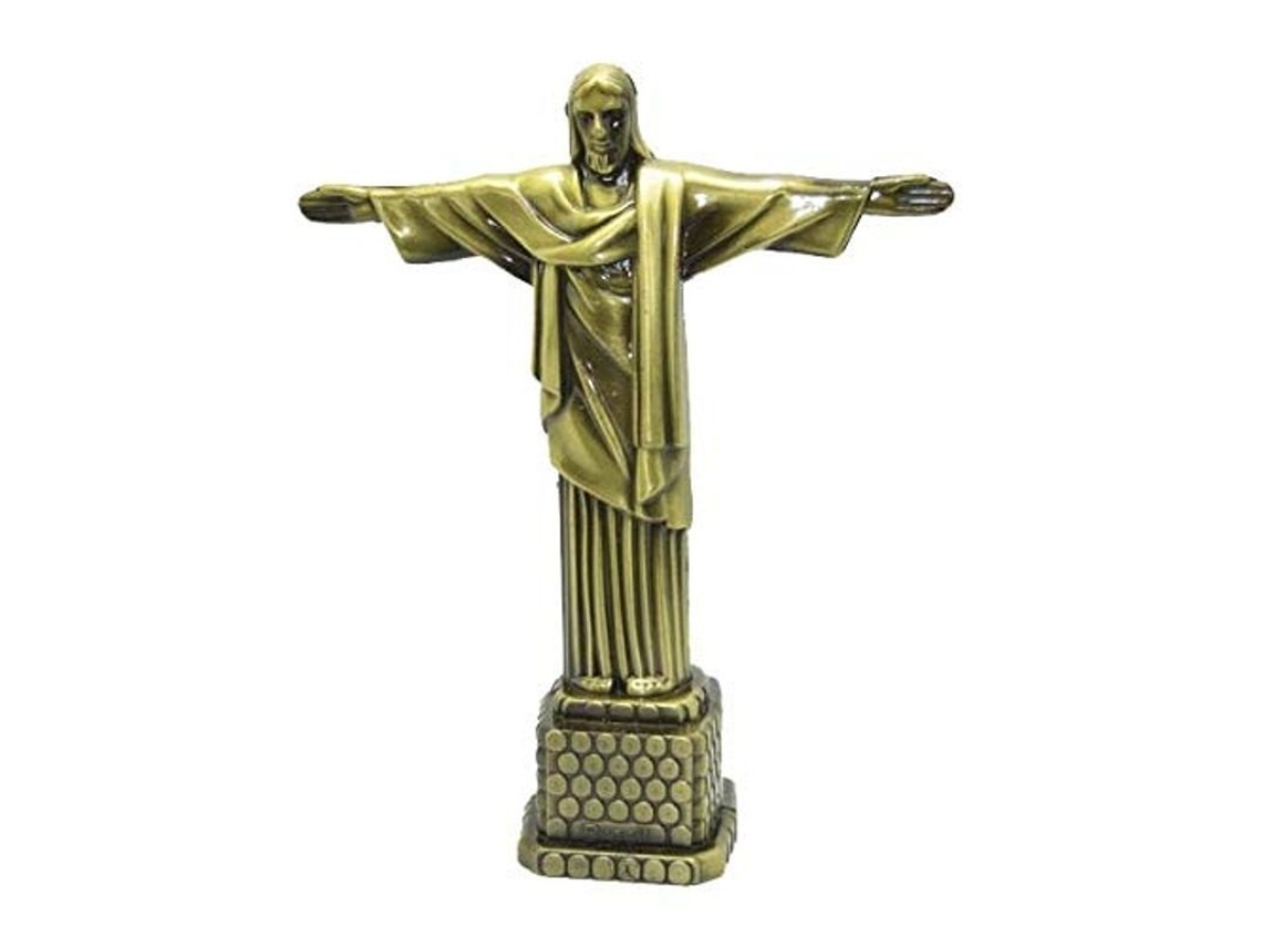 Cristo Redentor Estátua 18cm, Presente Cristão De Natal, Decoração Cruz De Jesus