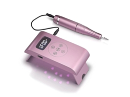 Máquina De Furadeira Elétrica Recarregável De 35.000 Rpm Para Unhas, 3 Em 1 Com Lâmpada, Caneta De Manicure Profissional E 6 Brocas. Ly Ebike