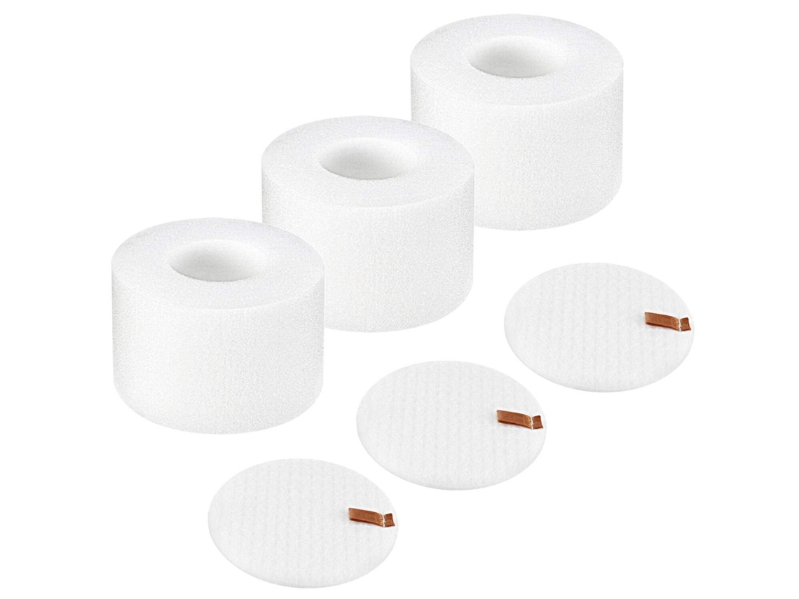 Filtro de Substituição, 6 Unidades White Shark Nv600uk/nv601ukt/nv600/nv601/nv700uk/nv700uk Branco BRILVIBERA