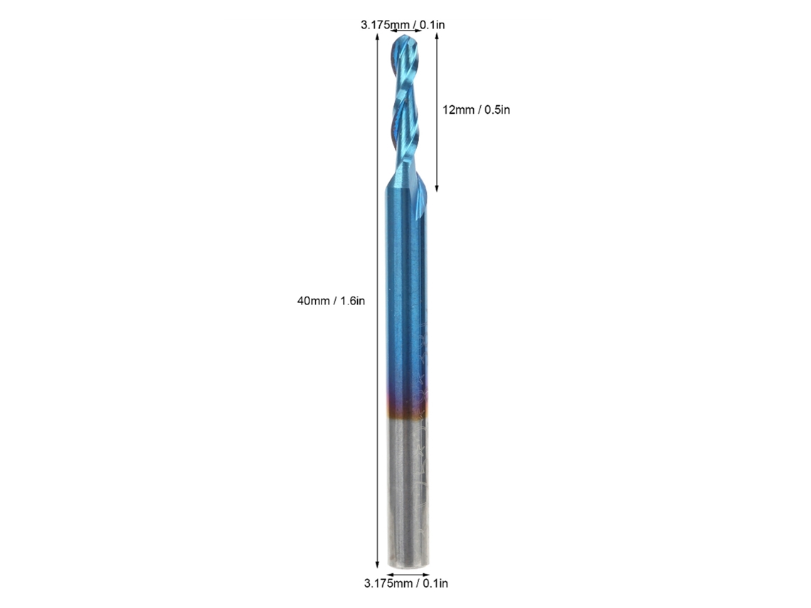 Laxiscreed Broca Spiral Com Revestimento Azul Para Perfuração Versátil E Precisamente Controlada