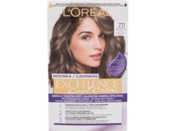 48ml Loréal Paris Excellence Cool Creme, 7.11 Ultra Ash Blond, Cor De Cabelo