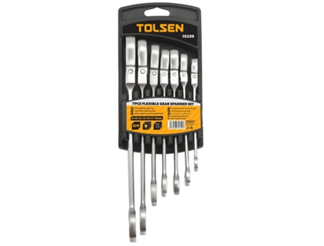 Chaves Combinadas de Catraca Cabeça Articulada de 8 a 19Mm TOLSEN TOOLS