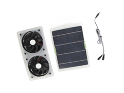 Kit Ventilador Painel Solar 100w 12v Resistente À Água Portátil