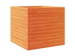 Floreira de jardim VIDAXL Marrom Madeira (50x50x46 cm)