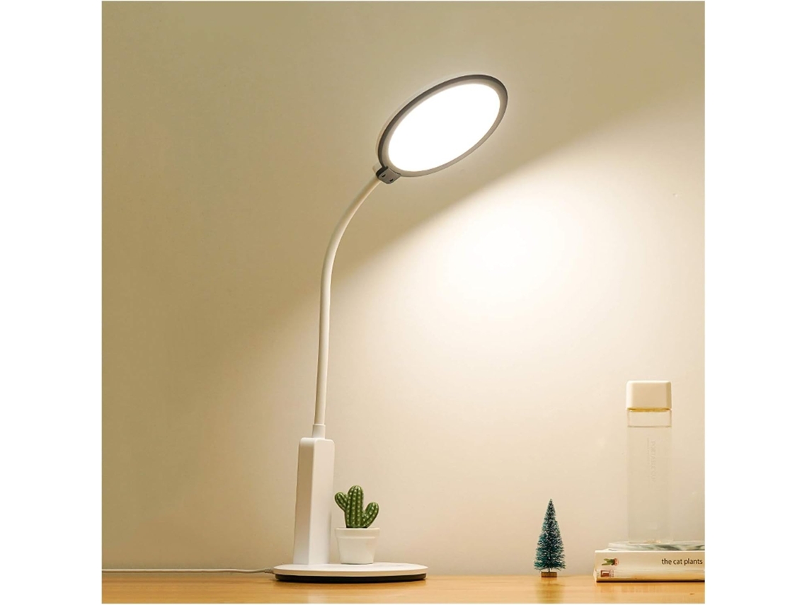 Luminária De Mesa Hasmi, Luminária De Mesa Led 12w Com Intensidade Regulável, Luminária De Mesa Moderna Com Plugue