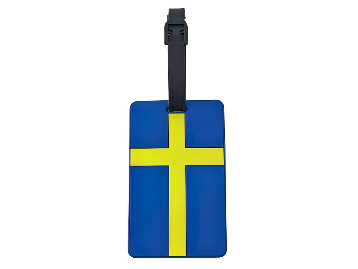 Etiqueta de Bagagem/, Bandeira da Suécia, para Mala AQUAFORGE
