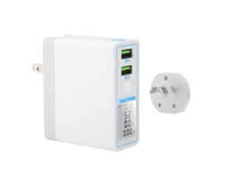 Carregador Usb Dual LAXISCREED Qc3.0 Lcd