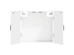 Vidaxl Armário Para Dartboard Utrecht Branco Brilhante