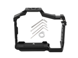 Camera Full Cage For S5 Ii Aluminum Alloy Video Making Camera Rig Stabilizer With 1/4 3/8 Inch Threaded Hole Cold Shoe Interface For Vlogging