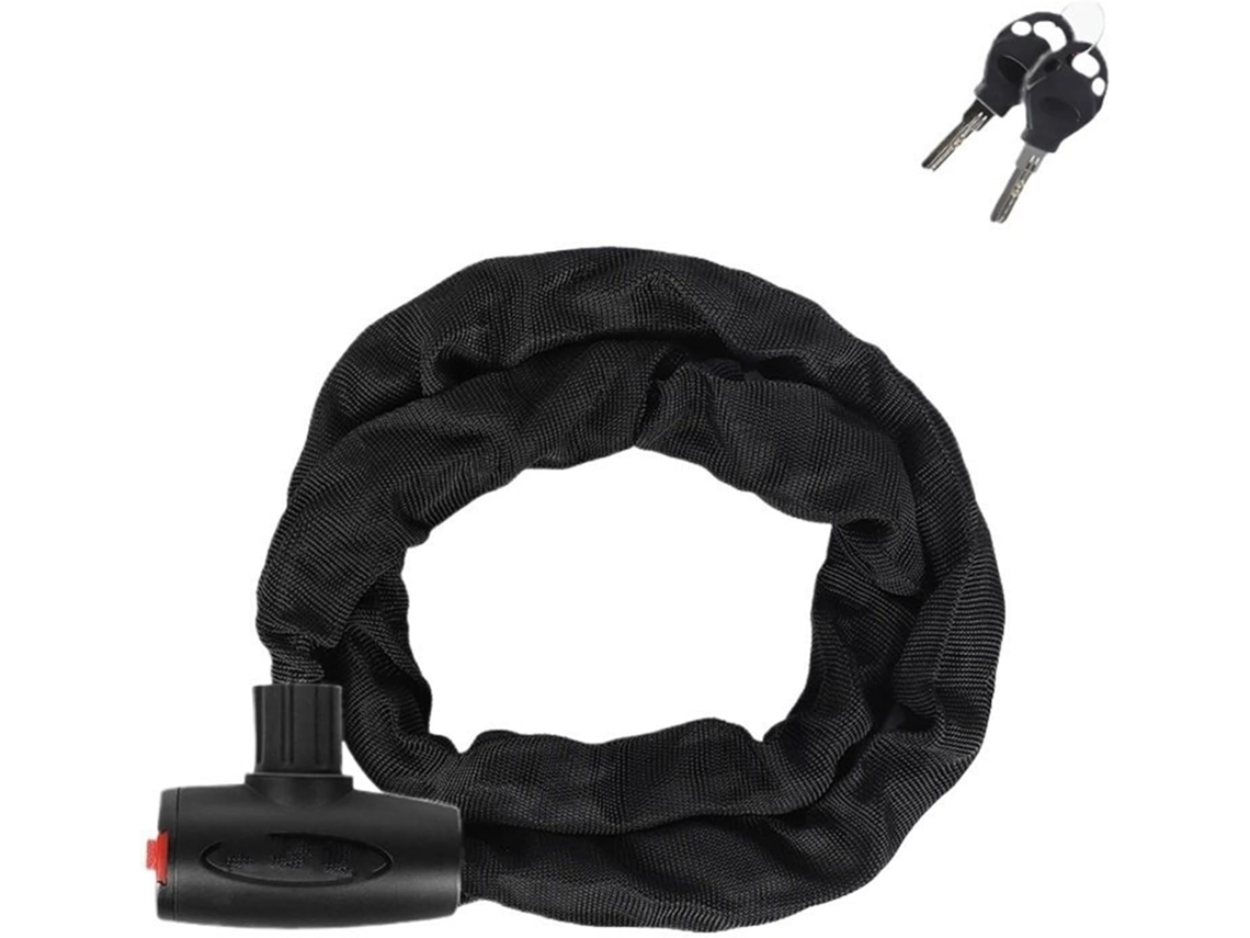 Cadeado para Guidão de Motocicleta Corrente Bicicleta Antifurto Portátil Montanha Antifurto: Este Segurança