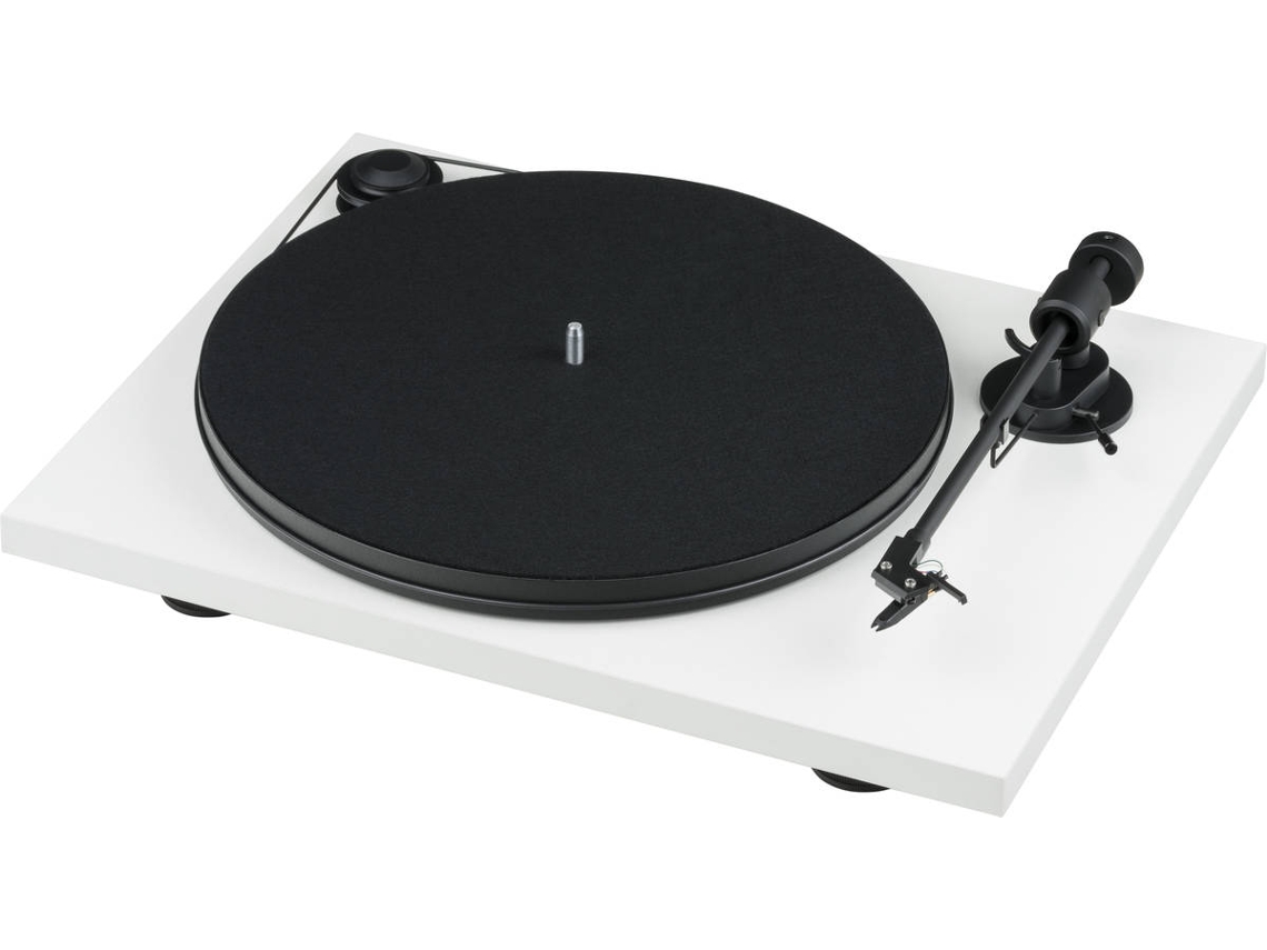 Gira-Discos PRO-JECT Primary E Phono Branco (Manual - Correia - Velocidades: 33 1/3 - 45)