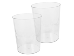 Conjunto de 2 Imikeya Lixeiras Transparentes para Uso Doméstico, 12 L, Grandes, Laváveis, Cozinha e Escritório