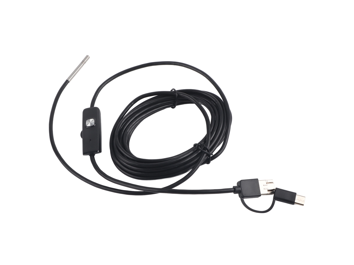 Endoscópio Impermeável 3,9mm 3 Em 1 Para Celular Android Typec Cavo 3,5m