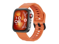 Pulseira De Silicone Com Fivela Preta Ondulada Para Huawei Watch Fit3 / Fit4 / Fit4 Pro