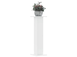 Vidaxl Suportes P/ Plantas 2 Pcs 30x30x95 Cm Derivados Madeira Branco