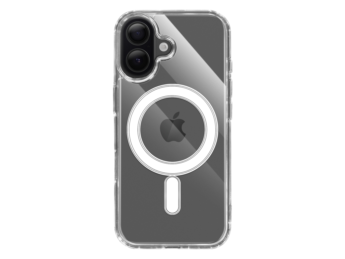 Tactical Capa Reforçada Para Iphone 17 Modelo Magforce Compatível Magsafe Transparente