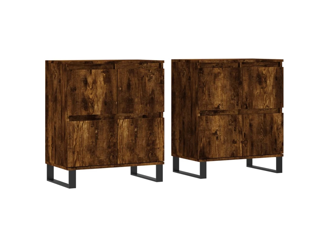 Sideboard, Sideboards Vidaxl Marrom Madeira Processada (n/a)