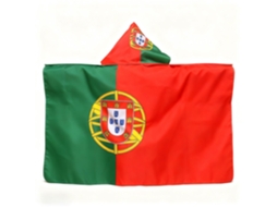 Kit Acessórios Torcedor Futebolcapa Bandeira Portugal Tamanho Único , Artigos de Incentivo Esportivo (3×5 Pés)