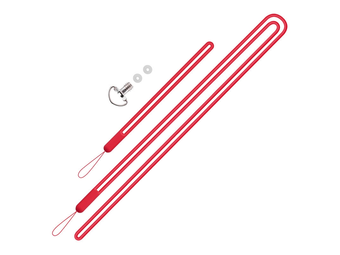Kit de alças para câmera, alça de pulso e pescoço em silicone macio e elástico para Osmo Pocket 3 e Insta360 One X2 CHABERLU