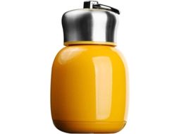 Botella De Agua, 200 Ml, Aislada, 5 Colores, Taza De Vacío, Acero Inoxidable, Botella De Agua Para Deportes, Viajes, Naranja Rojo. Brilvibera