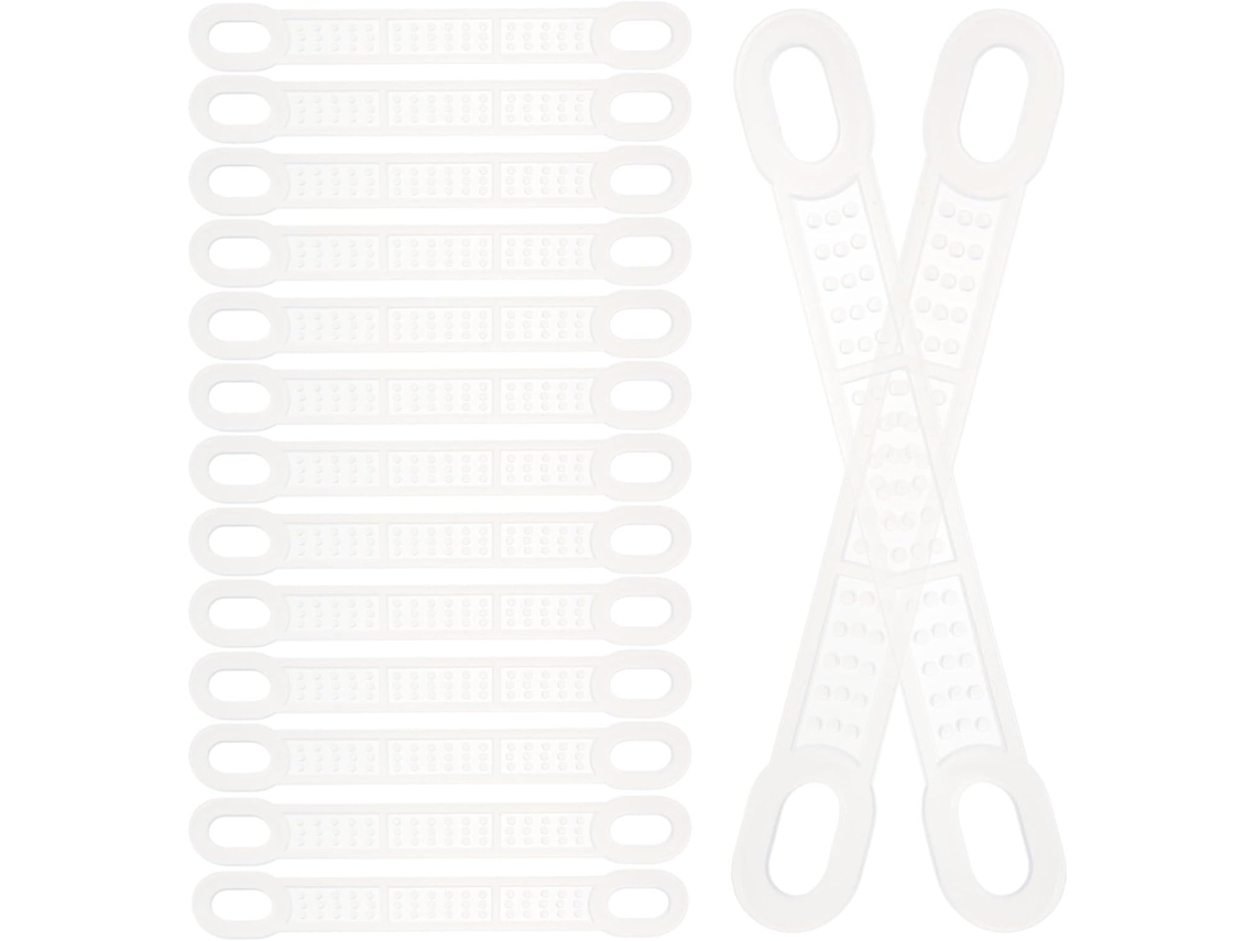 Tiras Antiderrapantes De Silicone Frcolor Para Cabides, 50 Acessórios Compactos E Leves Para Lojas De Roupas