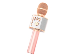 Microfone De Karaokê Sem Fio Bluetooth K52, Alto Falante Portátil Para Cantar Em Casa, Preto Olysi Shop