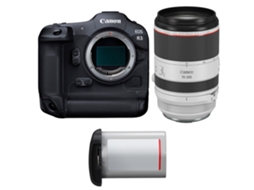 Eos R3 + Rf 70 200mm F/2.8 L Is Usm + 1 Canon Lp e19 + Ebook “20 Dicas para Fotos Que Impressionam” CANON