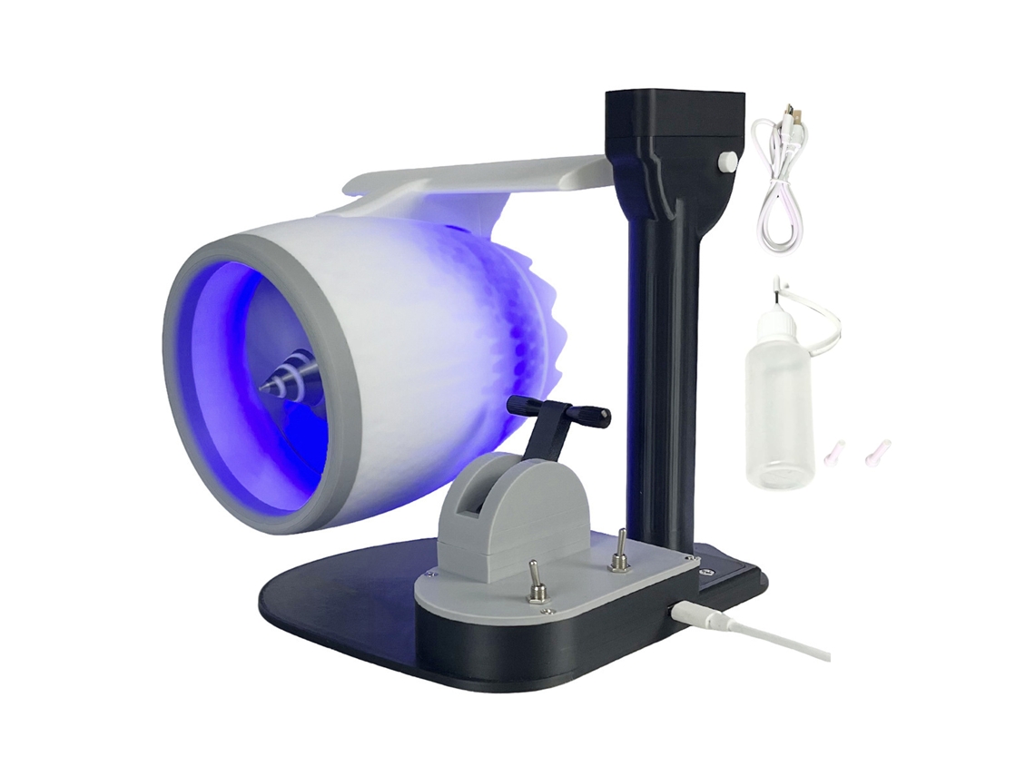 Ventilador Turbo Usb com Umidificador Ajustável Azul