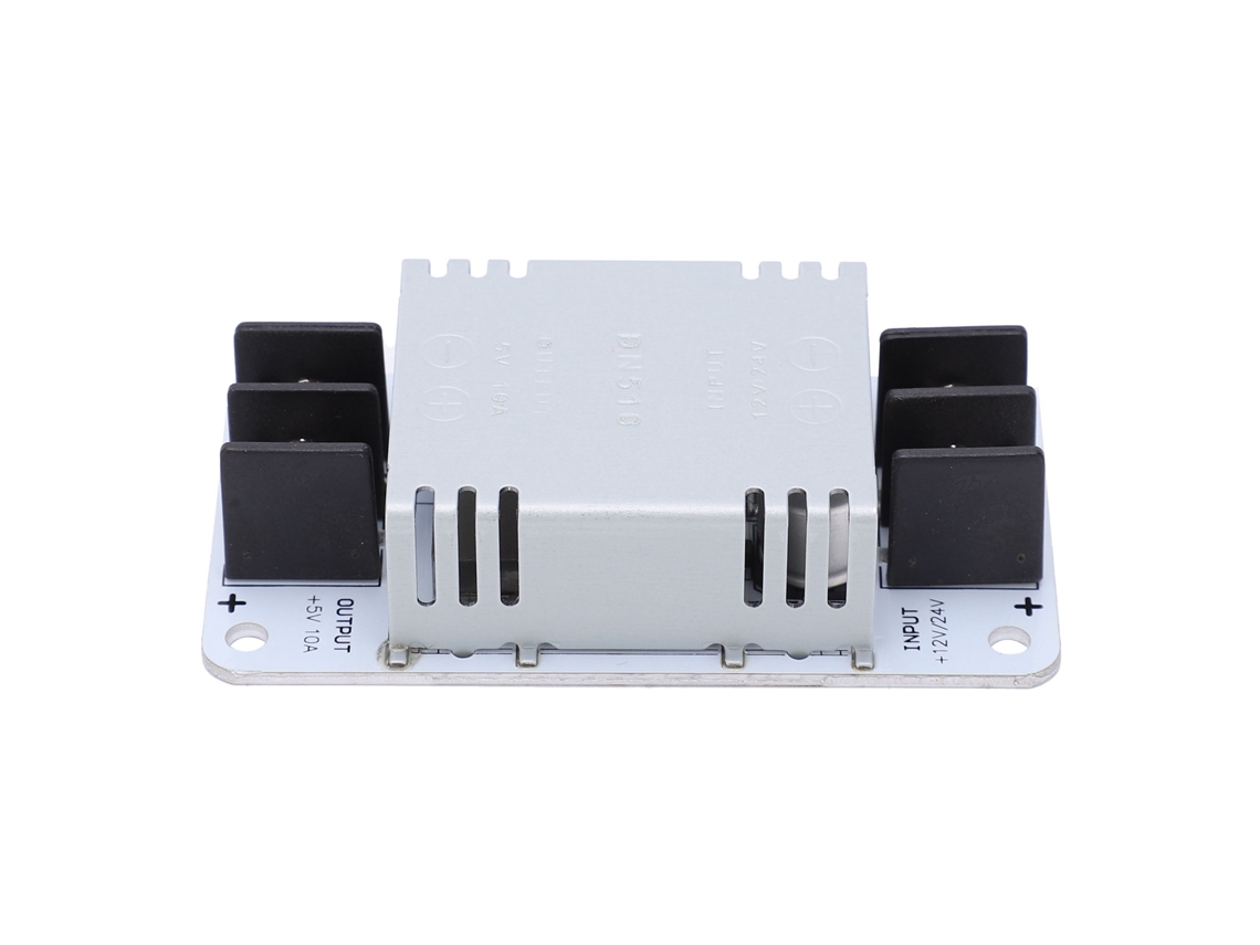 Adaptador de Potência Dc 24v 12v para 5v 10a Regulador de Voltagem Módulo Buck Impermeável DN510