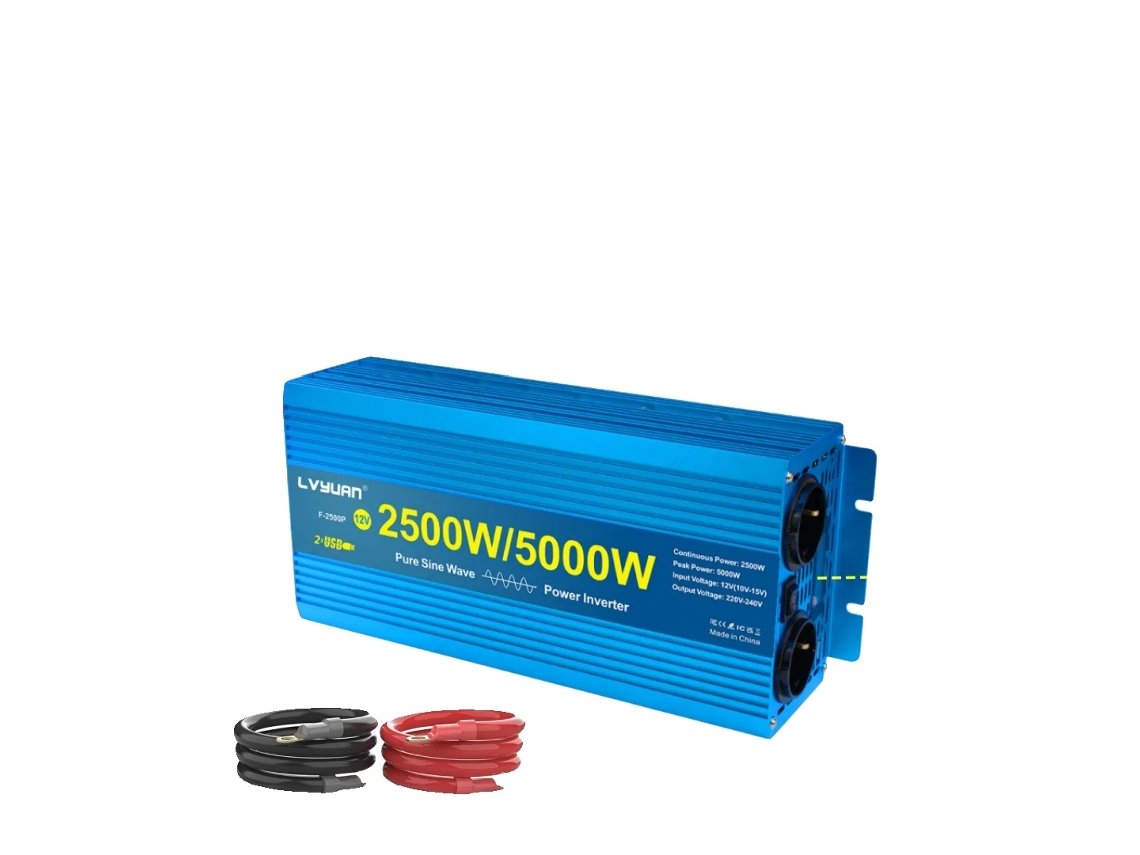 Inversor De Onda Senoidal Pura, 5000w De Potência De Pico, 5000w Display Lcd, Europa, Dc12v, Ac220v-240v