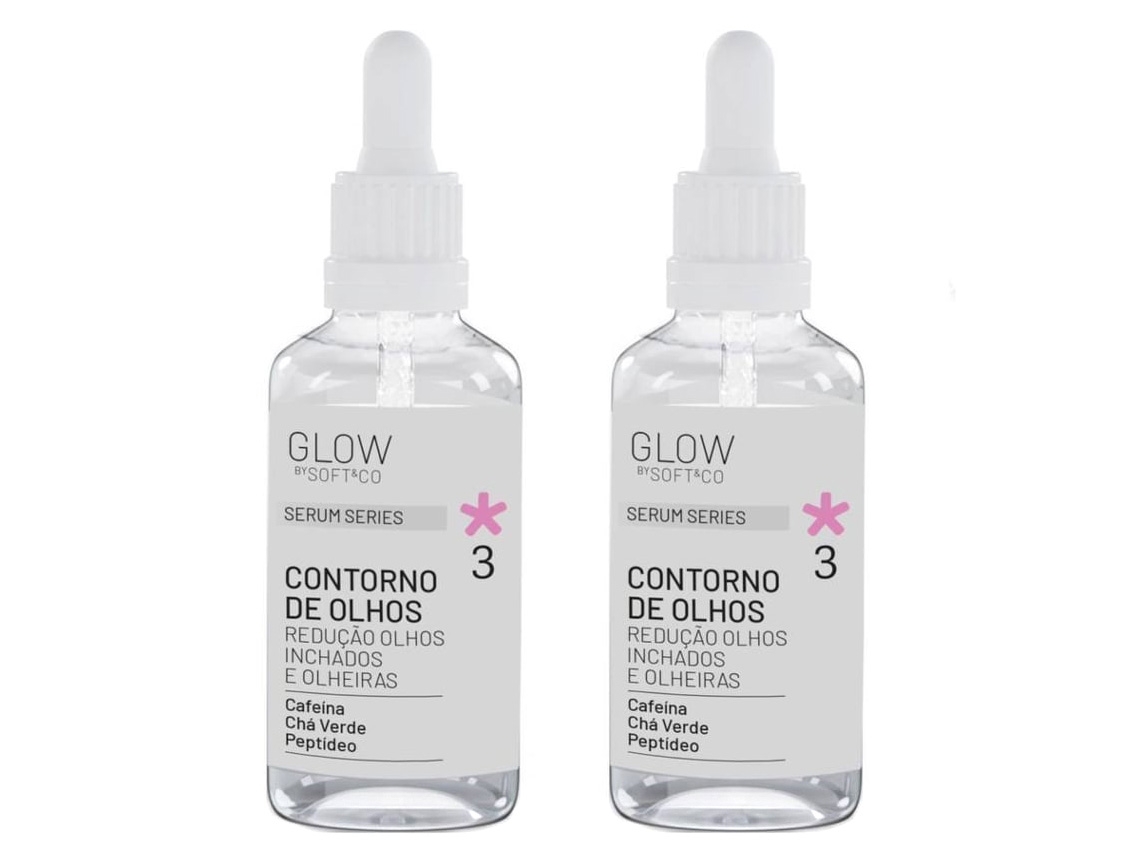 Pack de 2 Séruns SOFT&CO Glow Especial Olhos (30 ml)