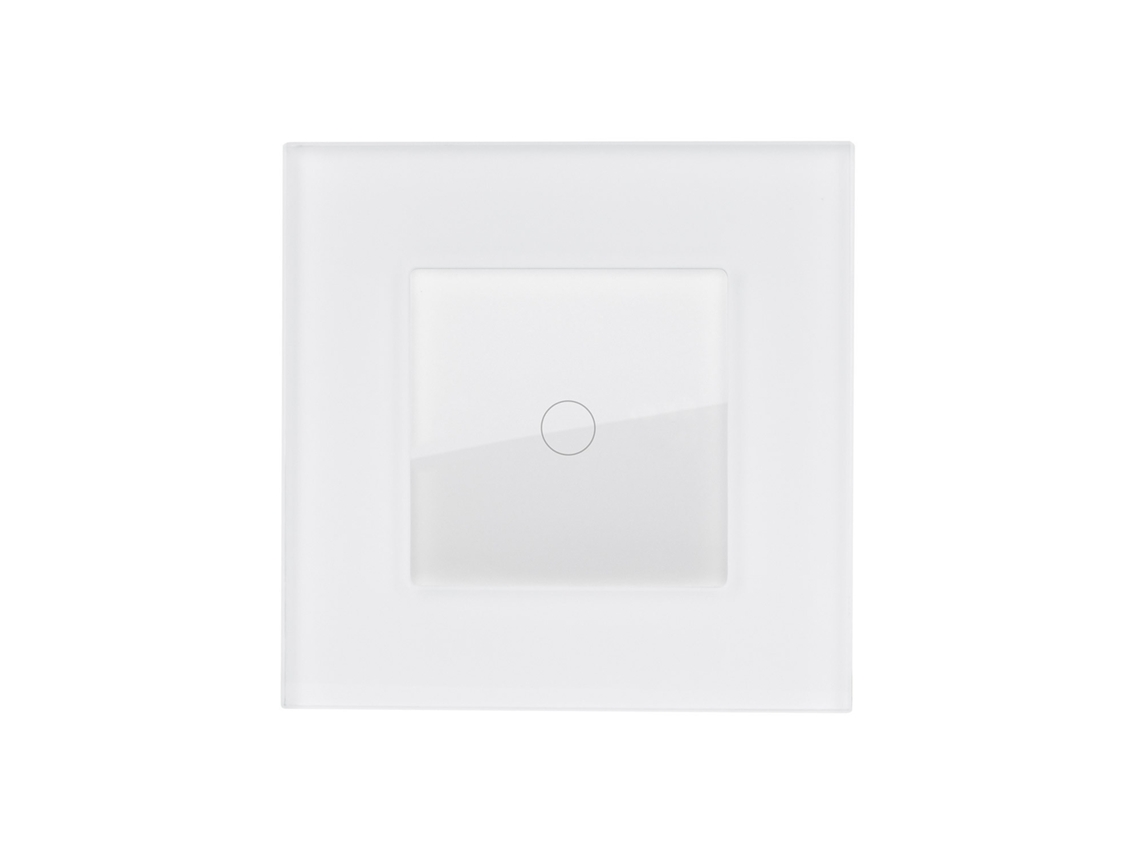 Interruptor Táctil Simples com Moldura de Vidro Modern LEDKIA .