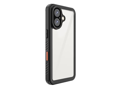 Capa Frontal E Traseira 360° Ip68 Ultra Reforçada Para Iphone 16 Plus Transparente