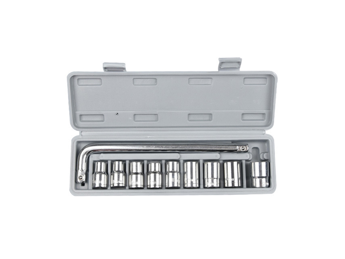 Kit de Chaves de Soquete 10 Peças 8 21mm
