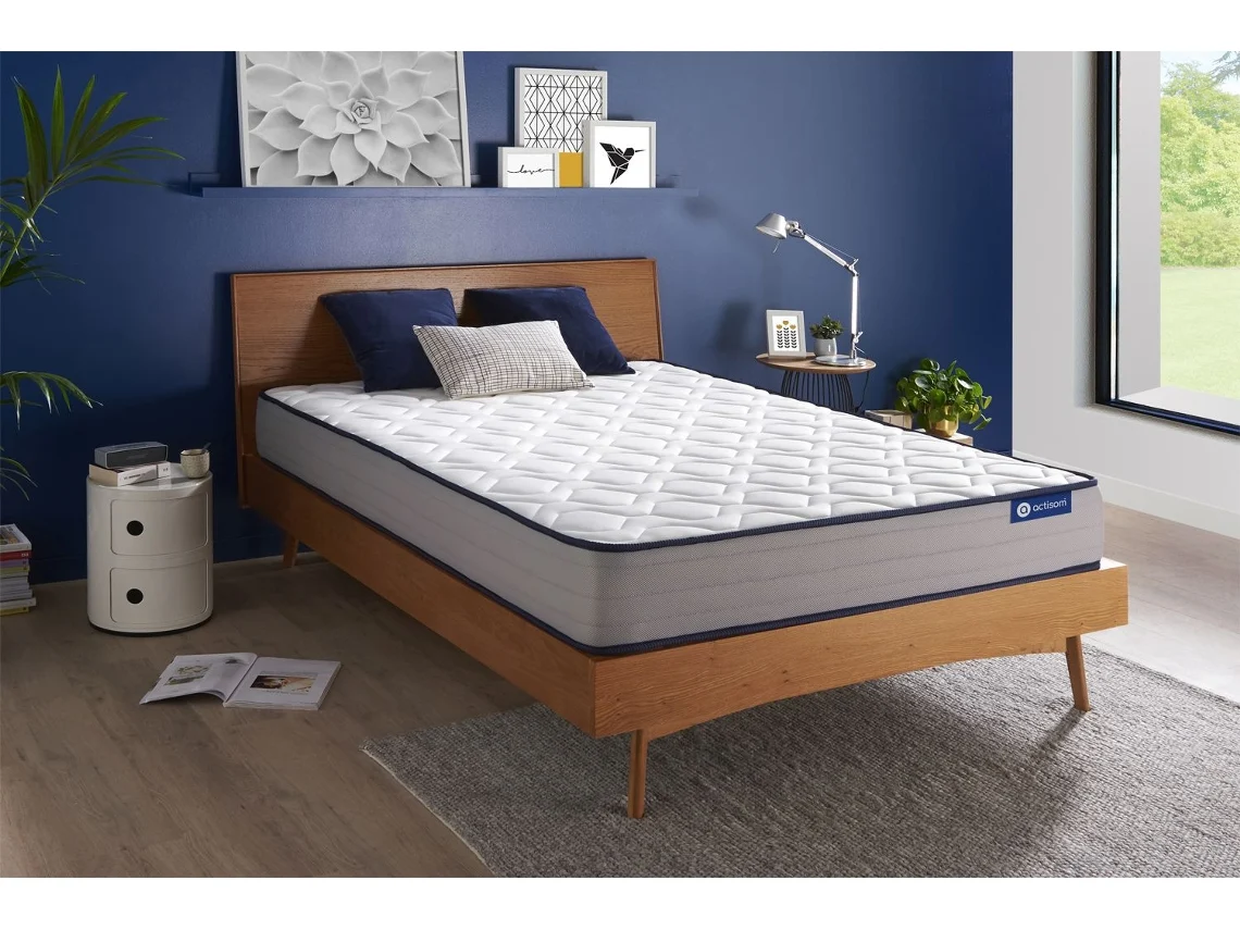 Colchão de Molas Ensacadas e Viscoelástico Actiflex Form Altura ACTISOM Espuma com memória Branco (160x200cm)