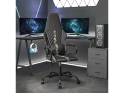 Vidaxl Cadeira Gaming Couro Artificial Preto E Camuflado