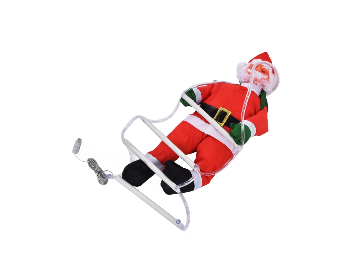 Luz De Natal Pendente Escada De Escalada Led