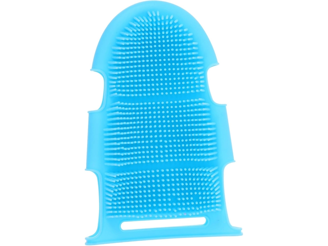 Lurelia Acessório De Duche Com Escova De Silicone Para Banho, Pega Ergonómica E Cor Aleatória