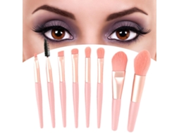 Pinceis De Maquiagem Mini Pó E Blush Conjunto