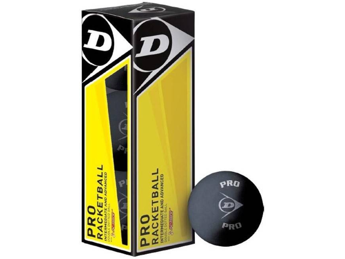 Bola de Racketball DUNLOP Pro (3un)