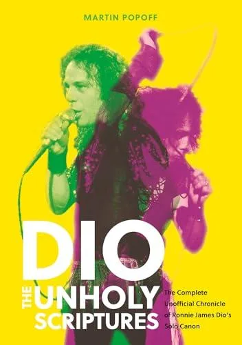 Livro DIO The Unholy Scriptures de Martin Popoff (Inglês)