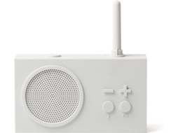 Rádio FM LEXON Tykho 3 (Autonomia: Até 20 horas - Bluetooth - Bateria - Branco Mate)